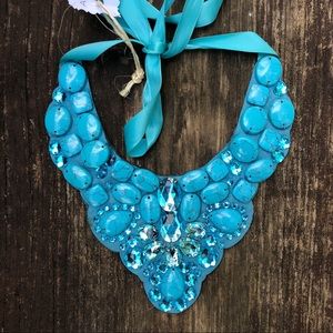 Beaded Tie Waterfall Necklace